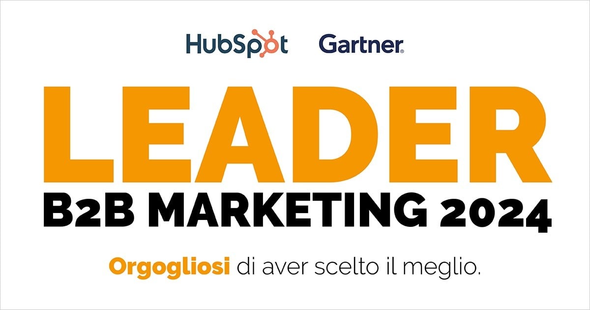 Leader b2b marketing automation 2024 - Orgogliosi di avere scelto i migliori