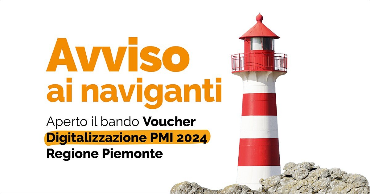 Voucher digitalizzazione PMI 2024 bando regione Piemonte